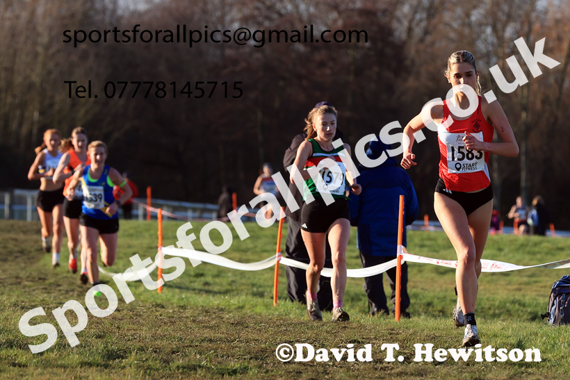 Senior Womens 2026 Northern Cross Country Champs., Pontefract Racecourse, Pontefract. Photo: David T. Hewitson/Sports for All Pics
